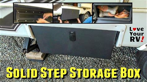 electric step storage box|solid step storage box.